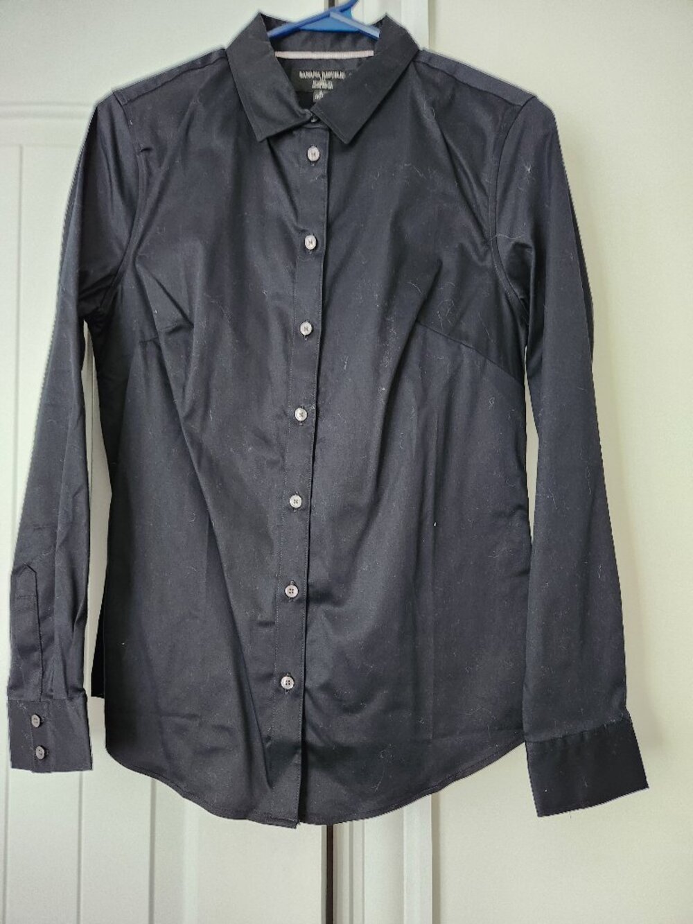 Banana Republic Black Button Down Shirt